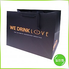 일반 쇼핑백(WE DRINK LOVE)- 300*185*220mm