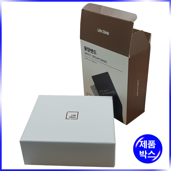 진열형 조립식 박스(꿀잠밴드)-122*58*145mm