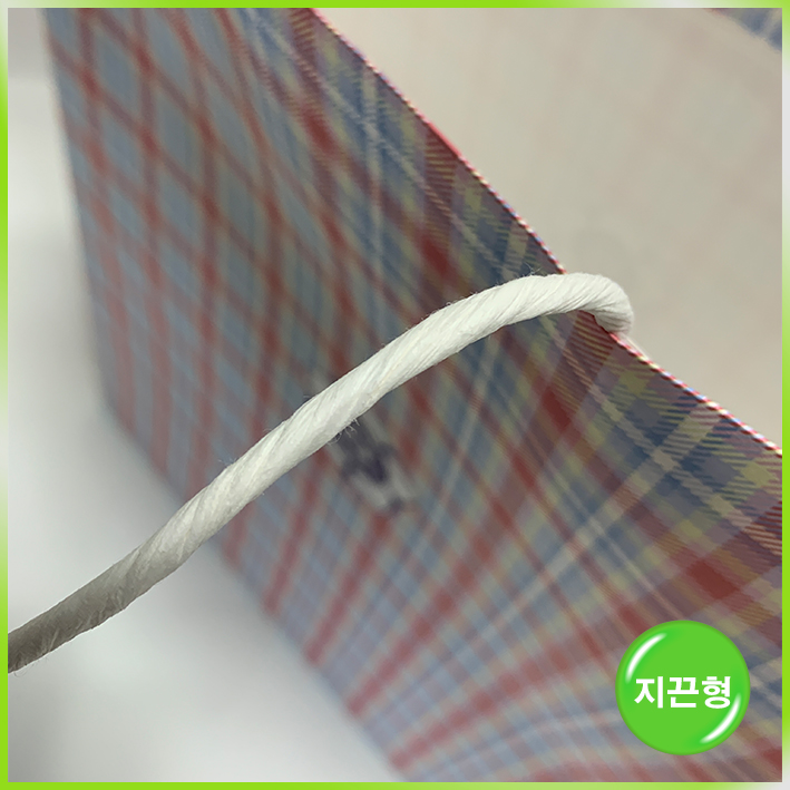 지끈형 쇼핑백(reisen-타르탄체크)