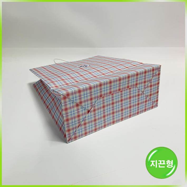 지끈형 쇼핑백(reisen-타르탄체크)